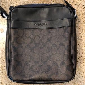 Brown coach purse